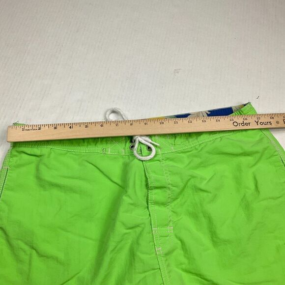 Polo Ralph Lauren Mens Swim Trunks Bright Green Shorts Mesh Drawstring Large - Picture 6 of 11